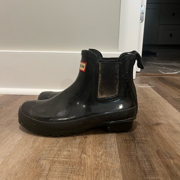 Short Chelsea Hunter boots - Picture 2 of 3